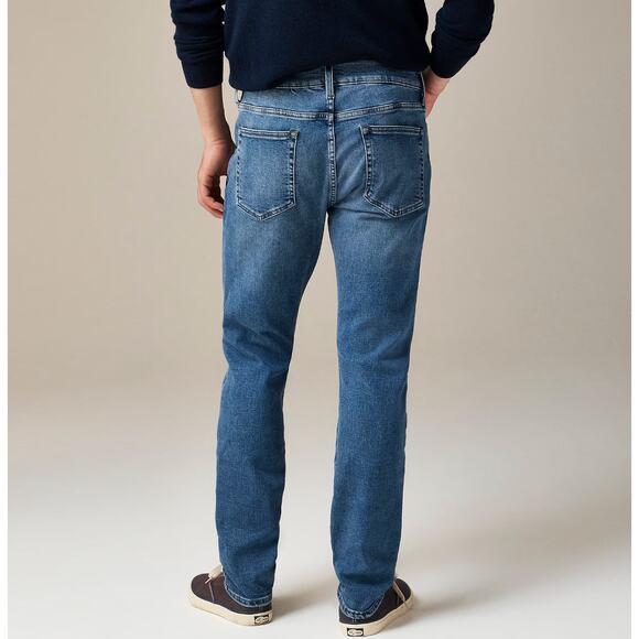 J.Crew 484 Slim Fit Stretch Jean Medium Wash Blue Mid Rise Mens W30 L30 NWT - Picture 2 of 15